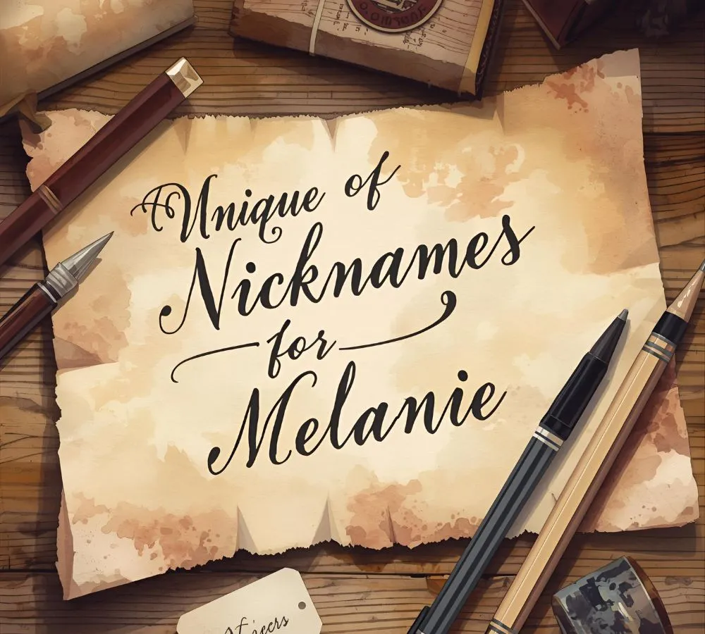 Unique Nicknames for Melanie