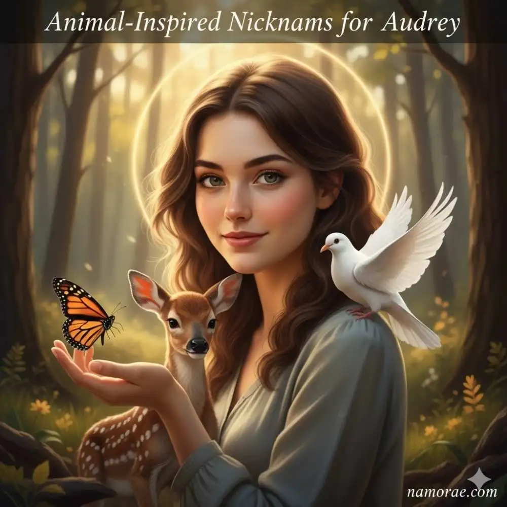 Animal-Inspired Nicknames for Audrey