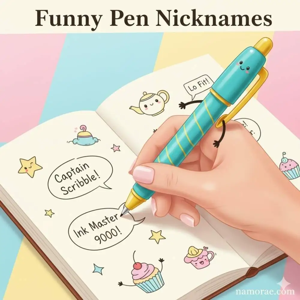  Funny Pen Nicknames