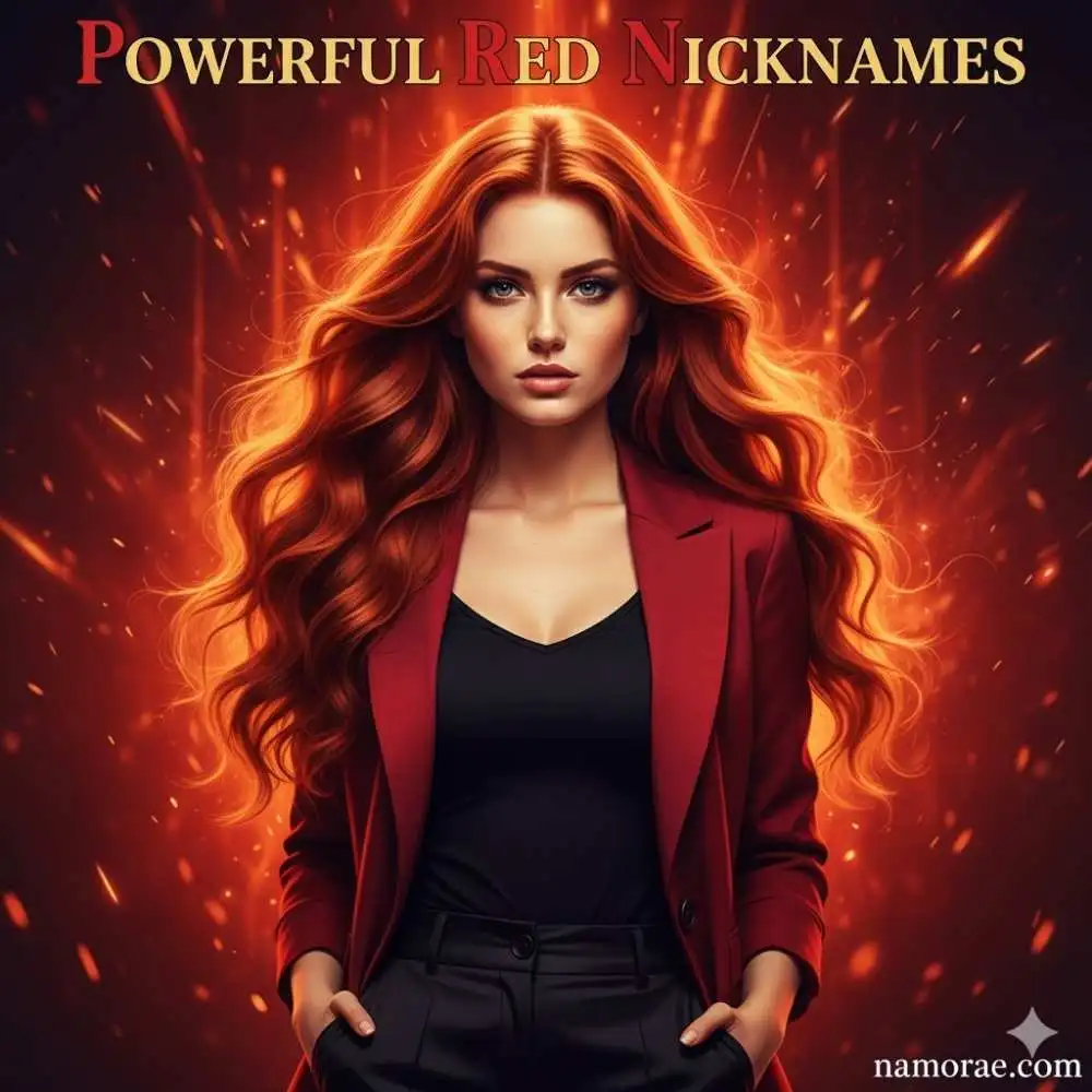 Powerful Red Nicknames