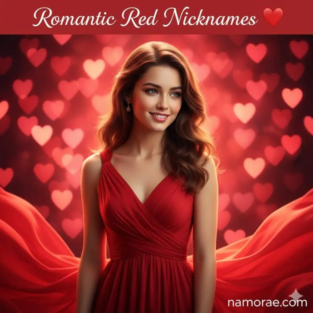 Romantic Red Nicknames