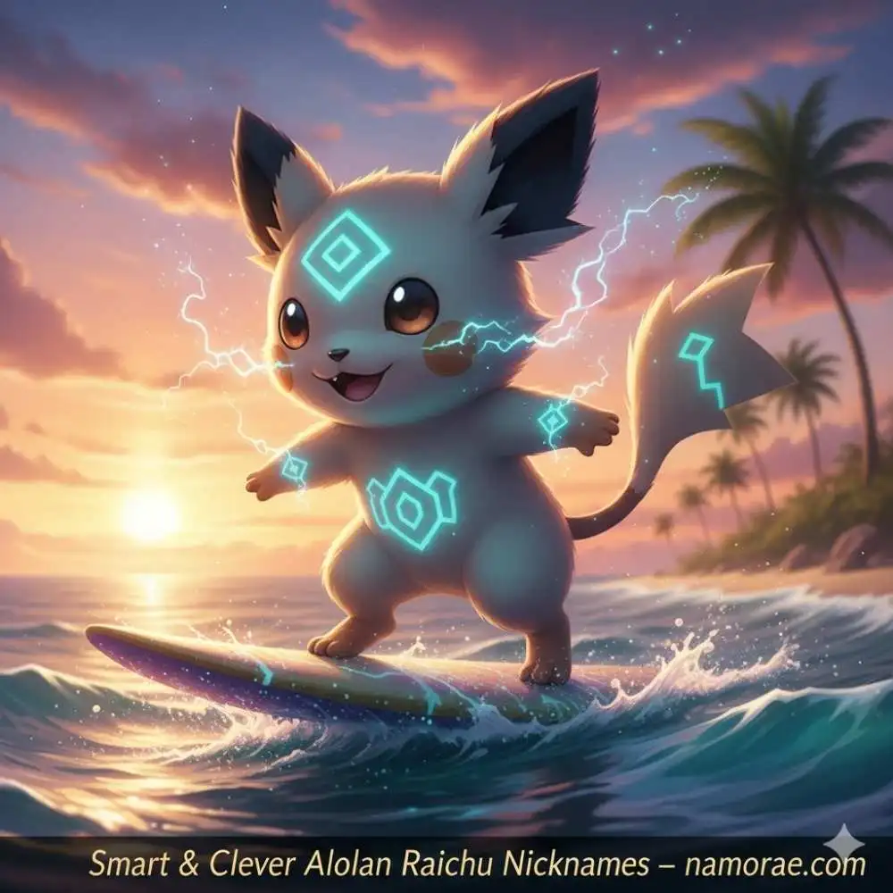 Smart & Clever Alolan Raichu Nicknames