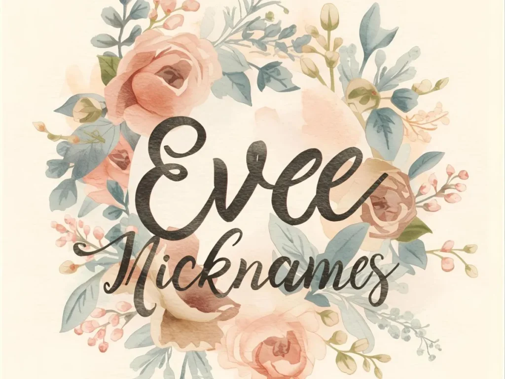 Aesthetic Evee Nicknames