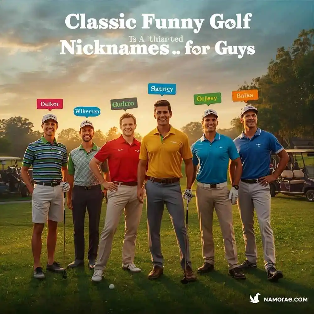  Classic Funny Golf Nicknames for Guys