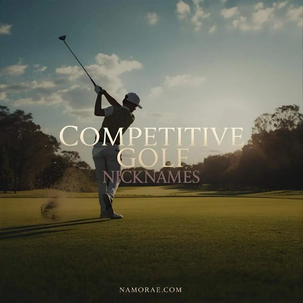 Competitive Golf Nicknames