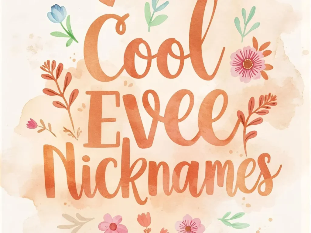 Cool Evee Nicknames