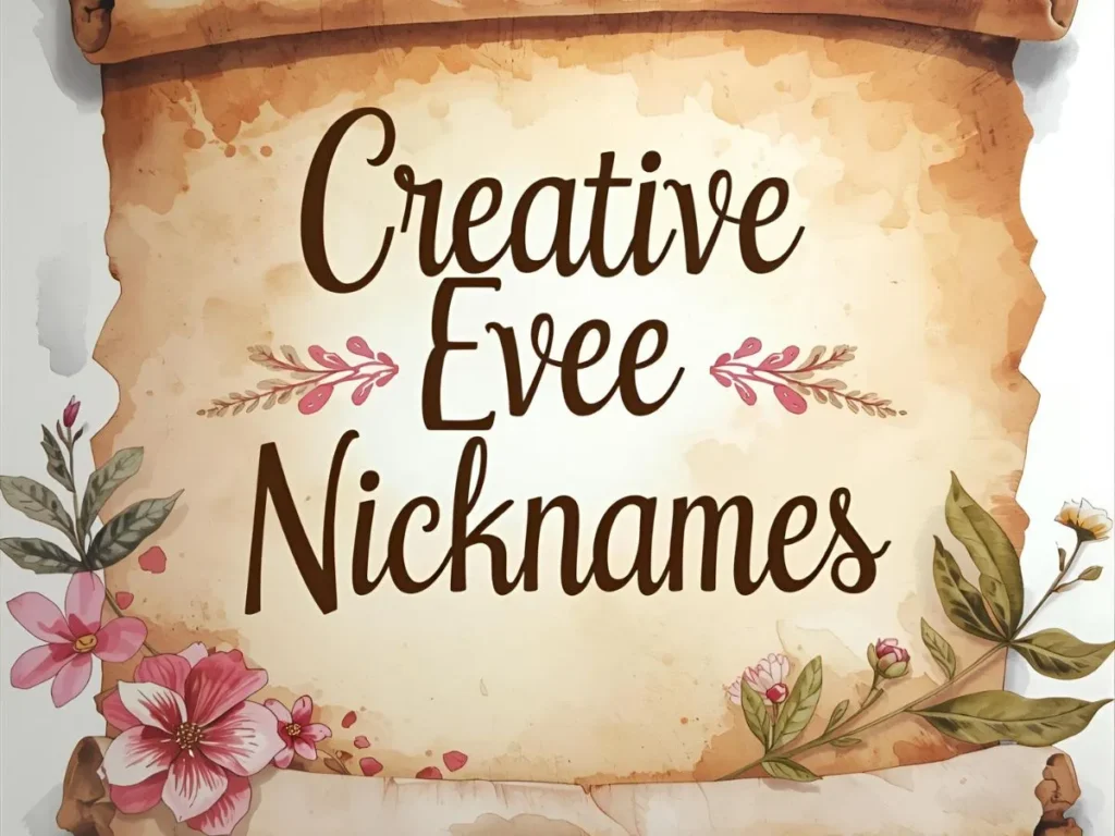 Creative Evee Nicknames