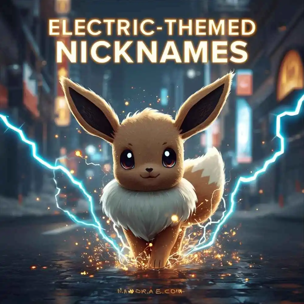  Electric-Themed Evee Nicknames