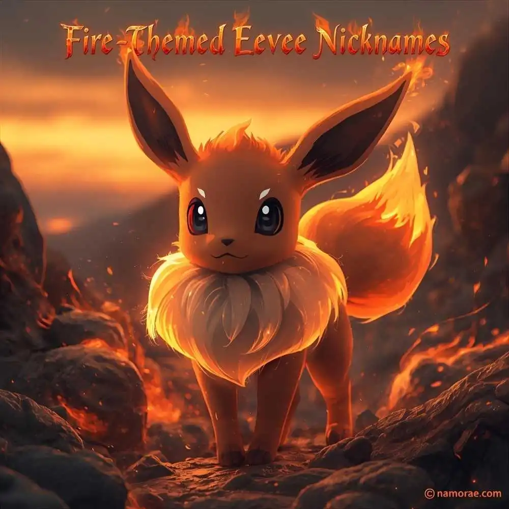 Fire-Themed Evee Nicknames