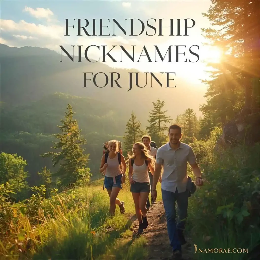 Friendship Nicknames for June