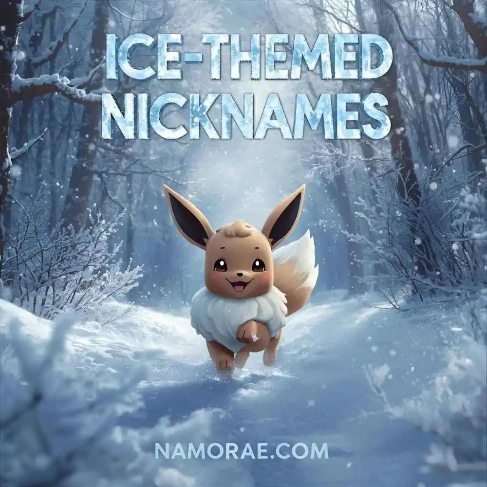 Ice-Themed Evee Nicknames