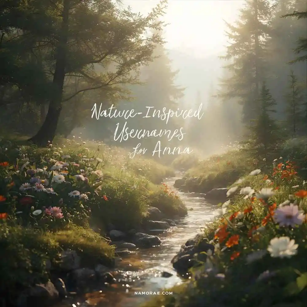 Nature-Inspired Usernames for Anna
