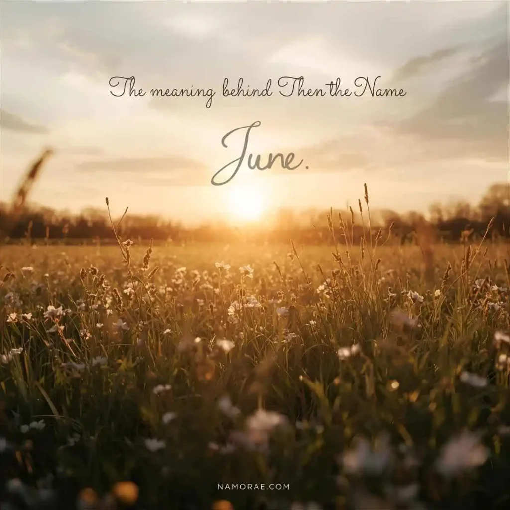 The Meaning Behind the Name June