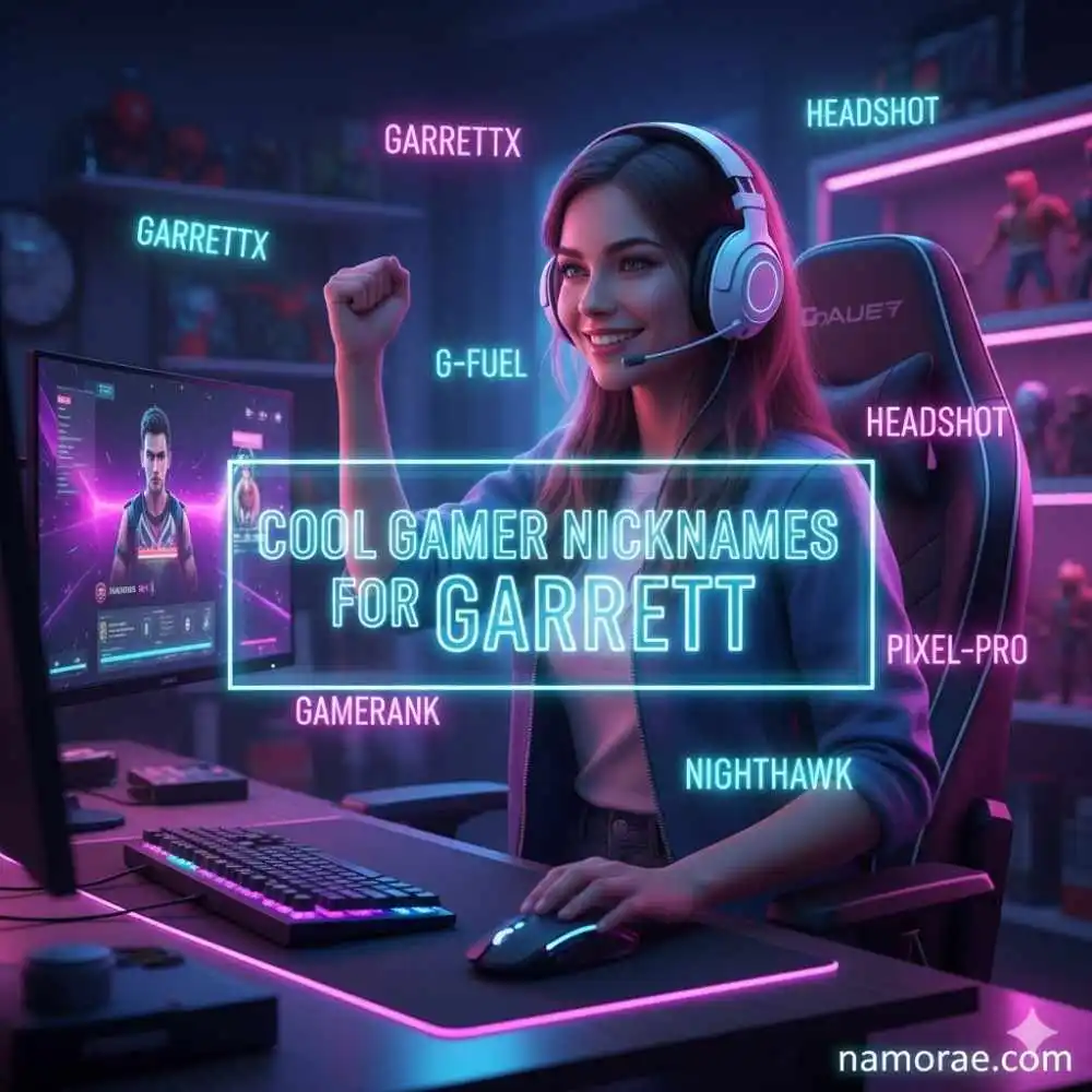 Cool Gamer Nicknames for Garrett