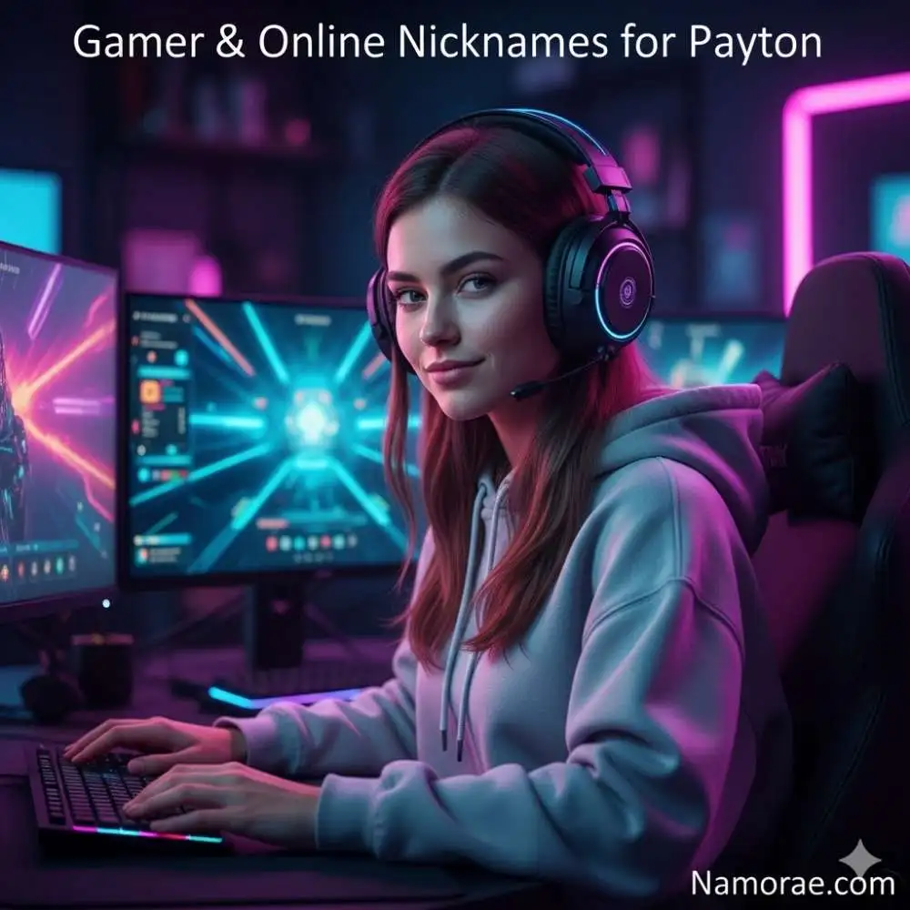 Gamer & Online Nicknames for Payton