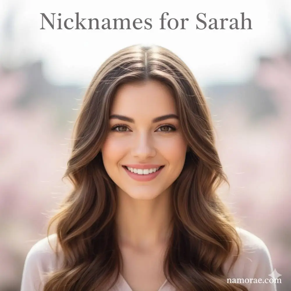 Nicknames for Sarah in Style