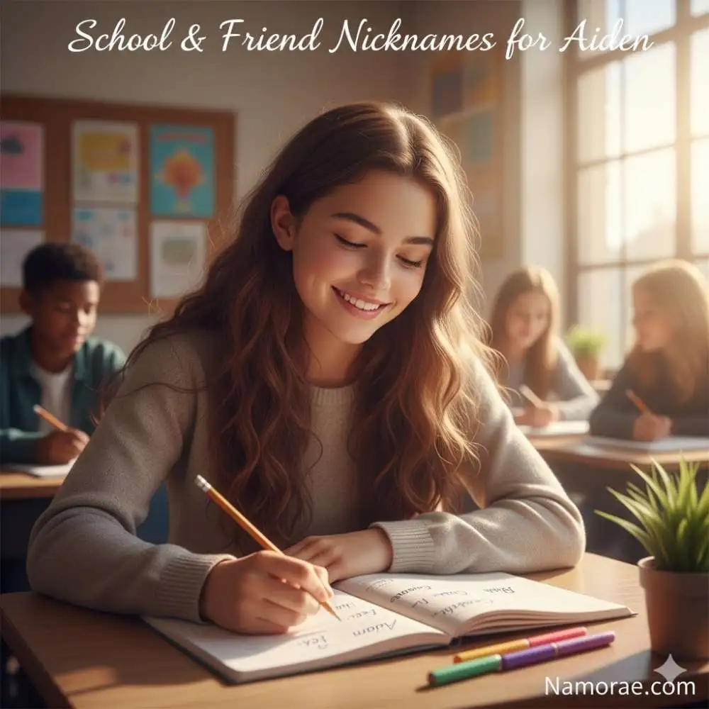School or Friend Nicknames for Aiden