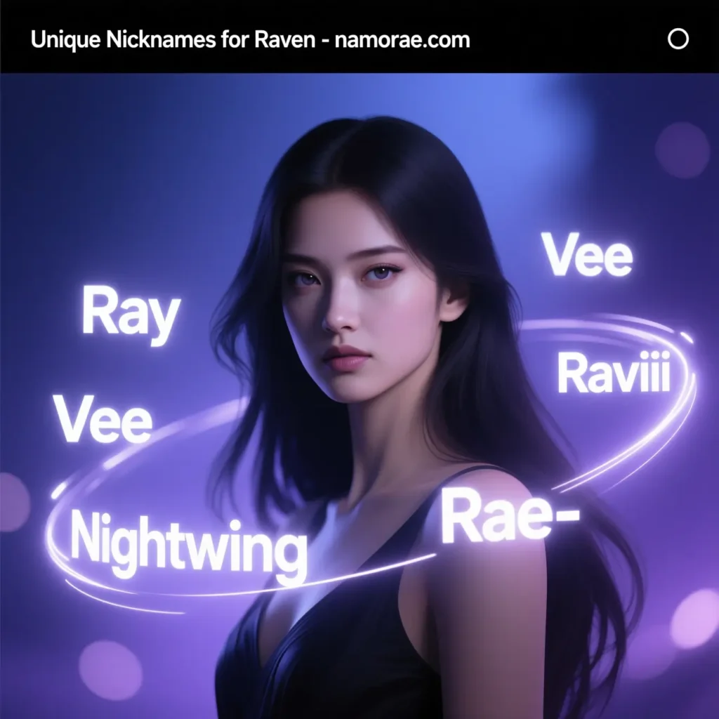 Unique Nicknames for Raven