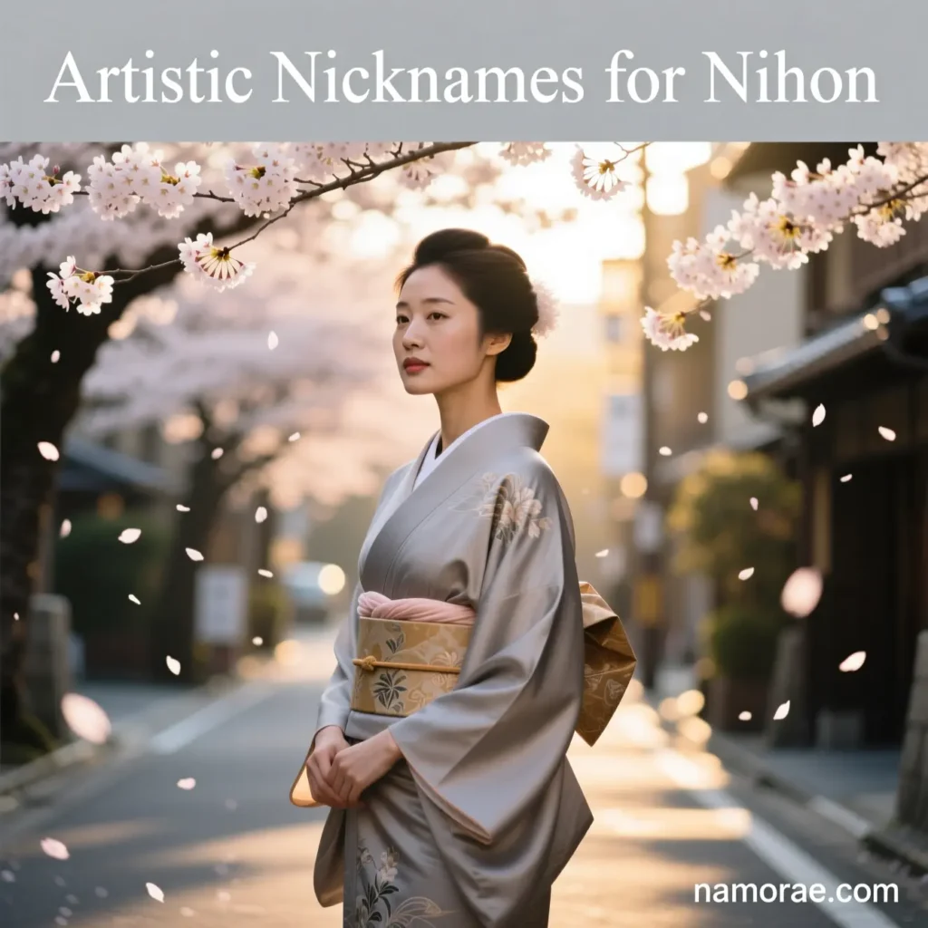 Artistic Nicknames for Nihon