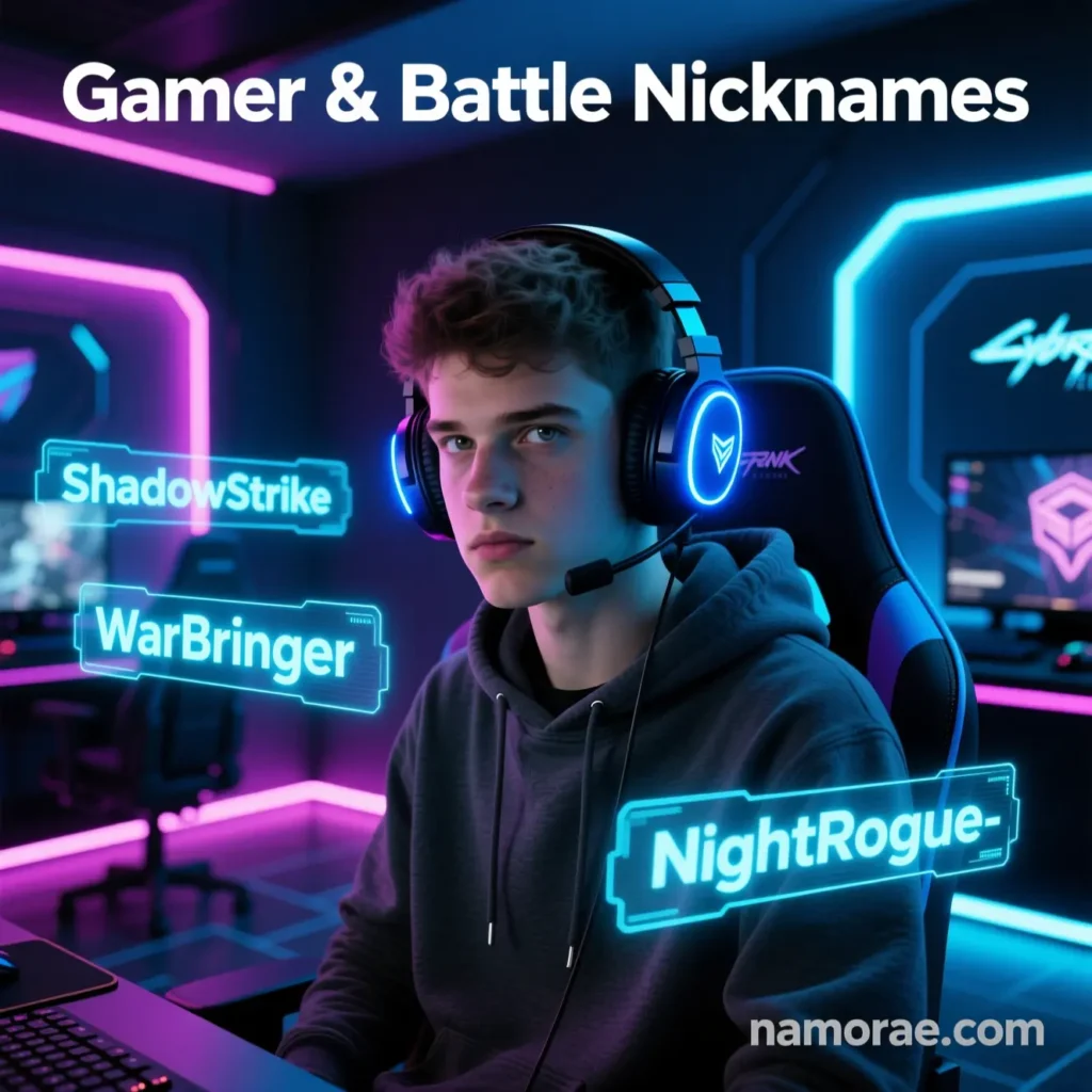 Gamer & Battle Nicknames
