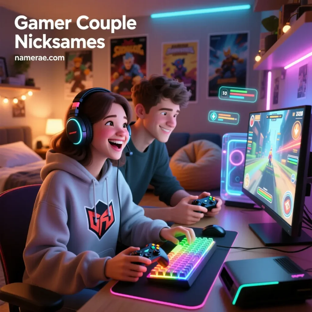 Gamer Couple Nicknames