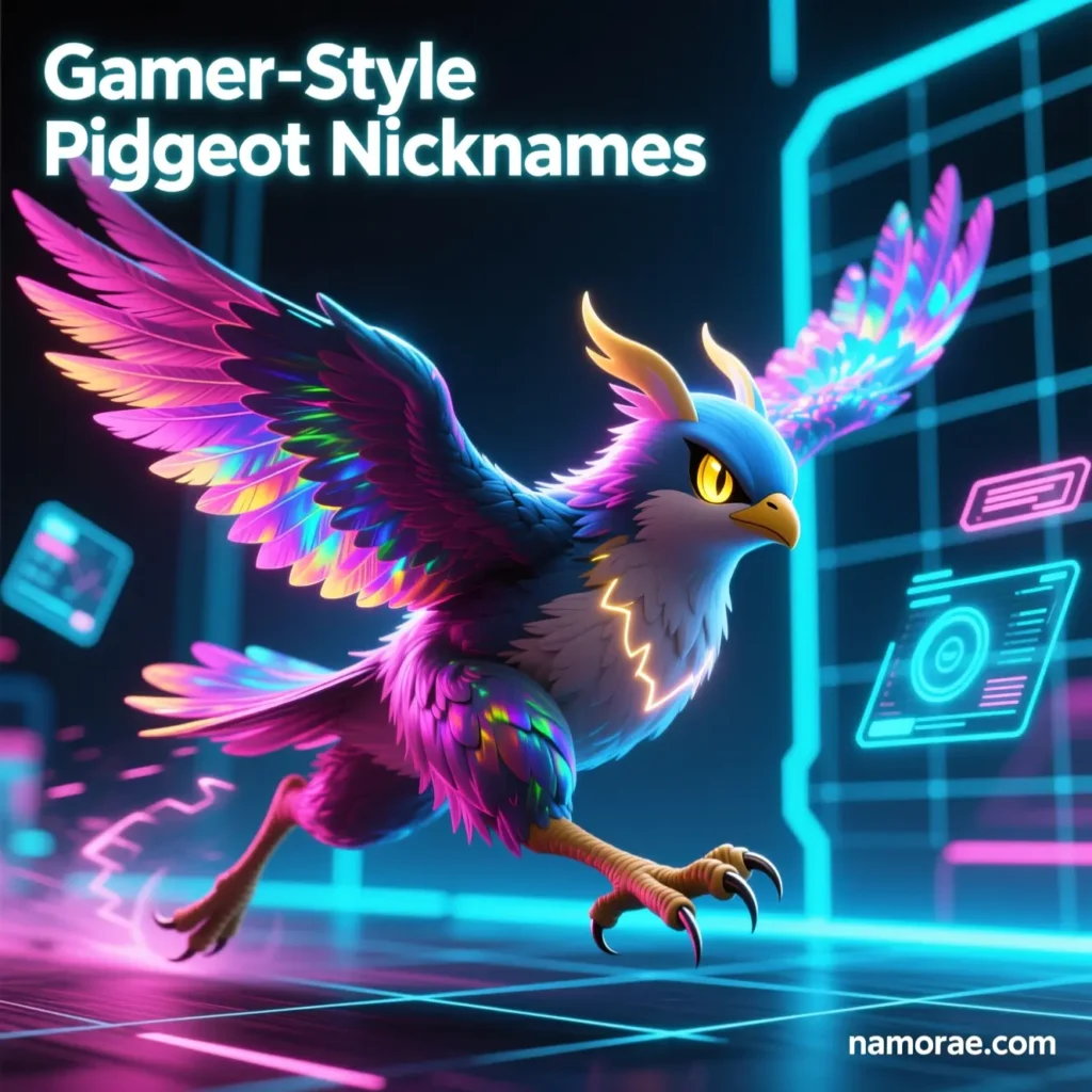 Gamer-Style Pidgeot Nicknames