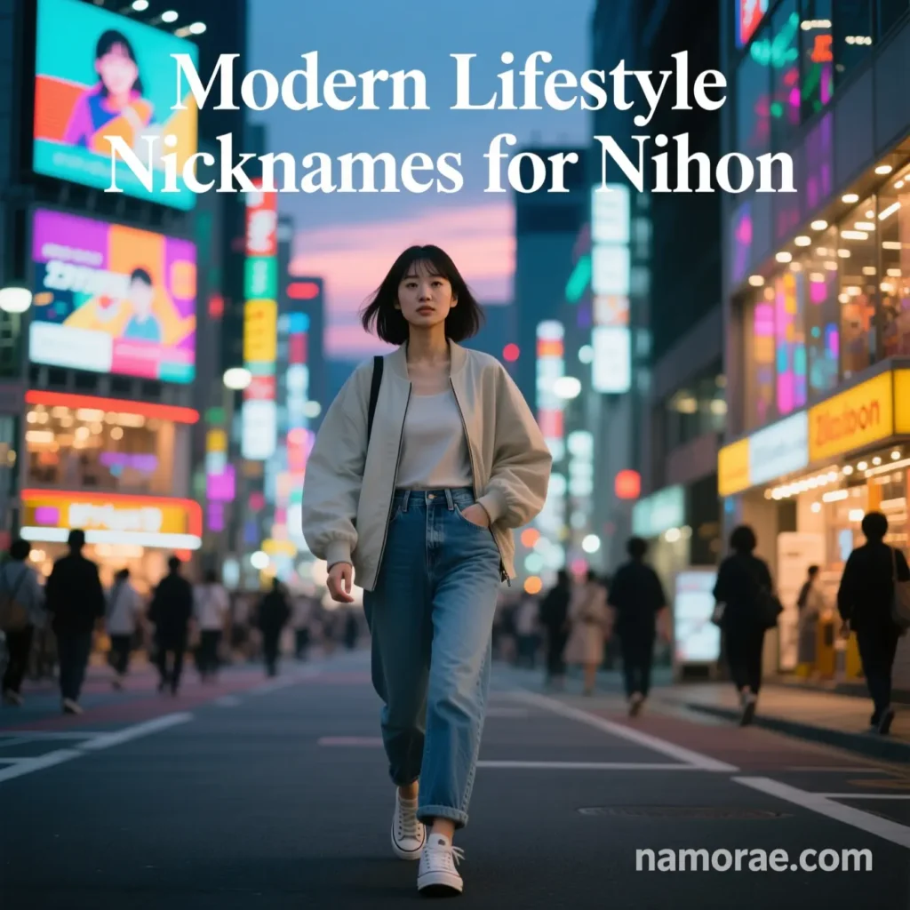 Modern Lifestyle Nicknames for Nihon