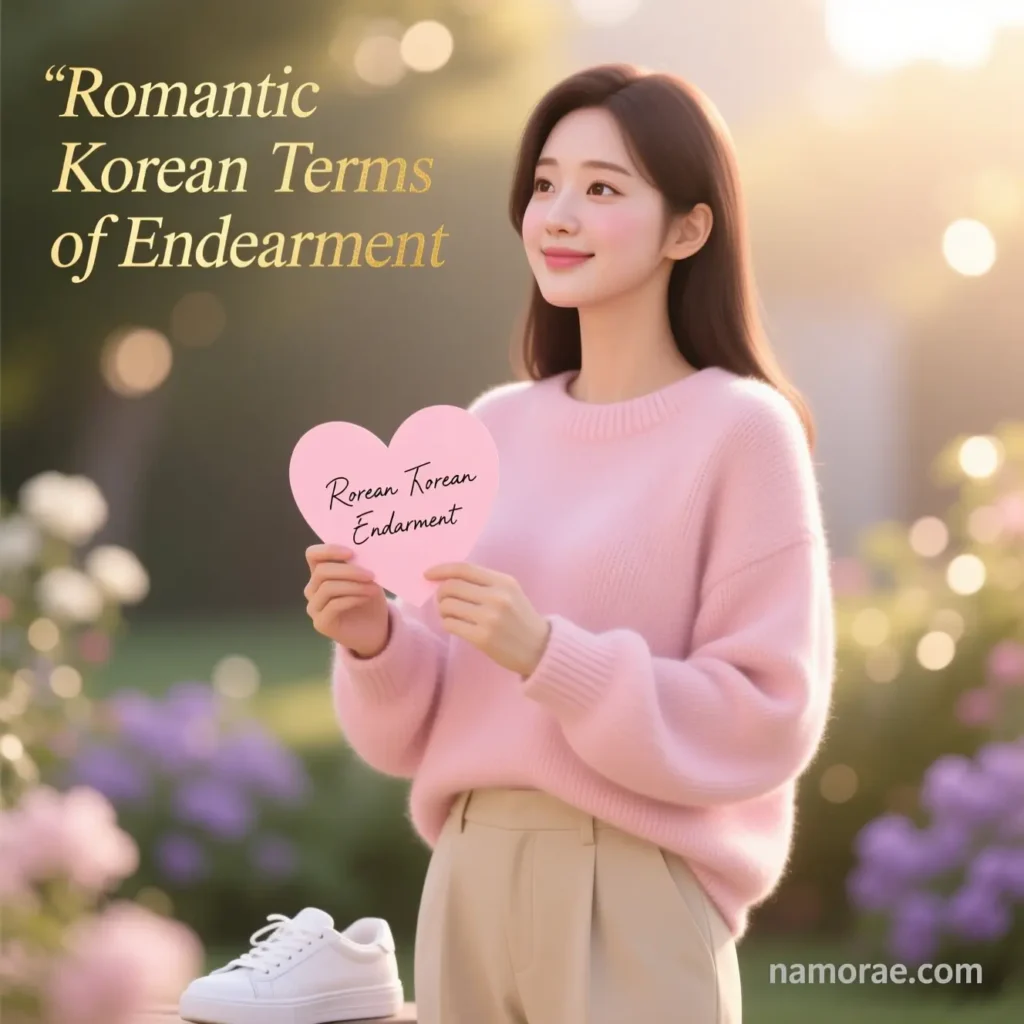 Romantic Korean Terms of Endearment