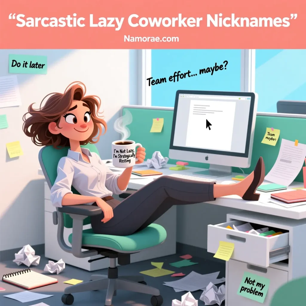 Sarcastic Lazy Coworker Nicknames