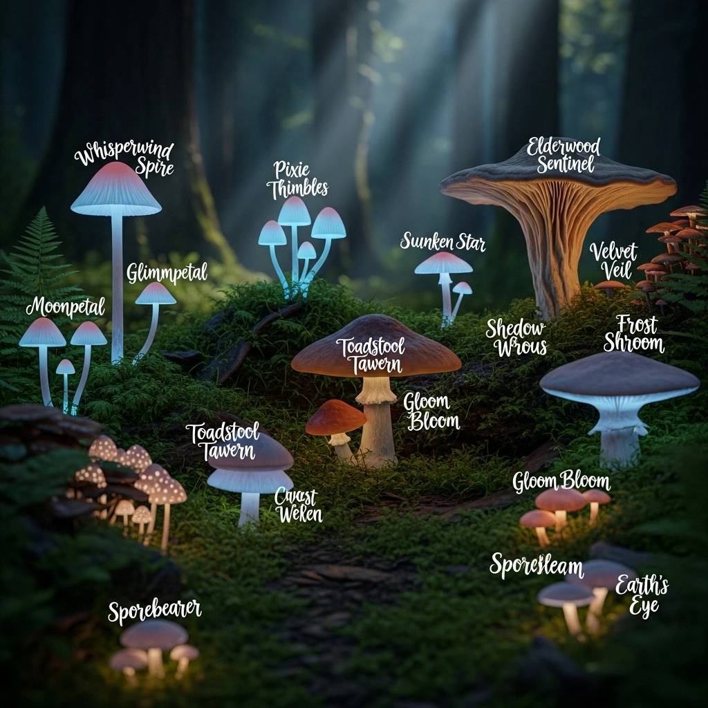 Cool Mushroom Nicknames