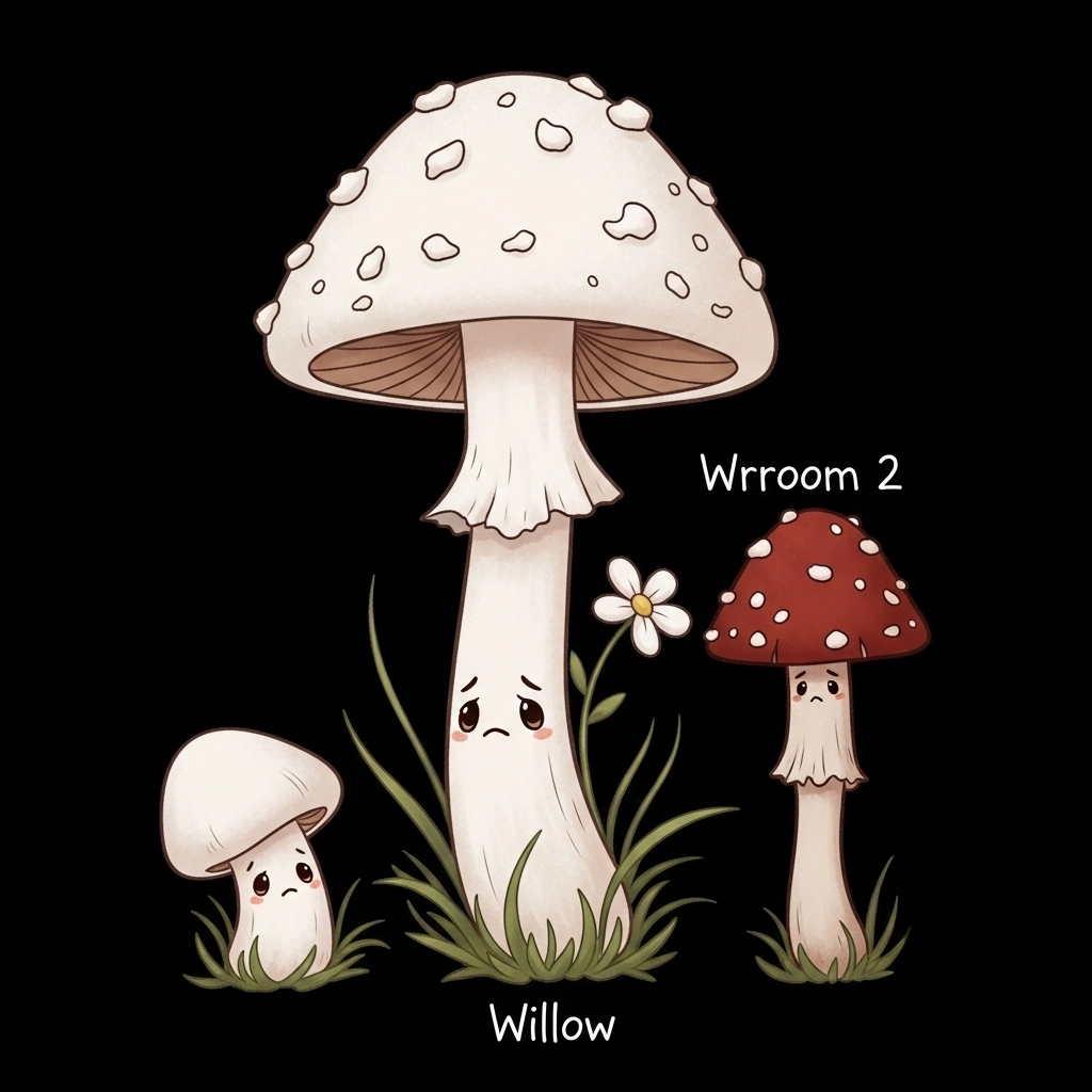 Simple One Word Mushroom Nicknames