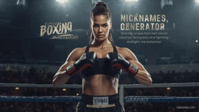 Boxing Nicknames Generator